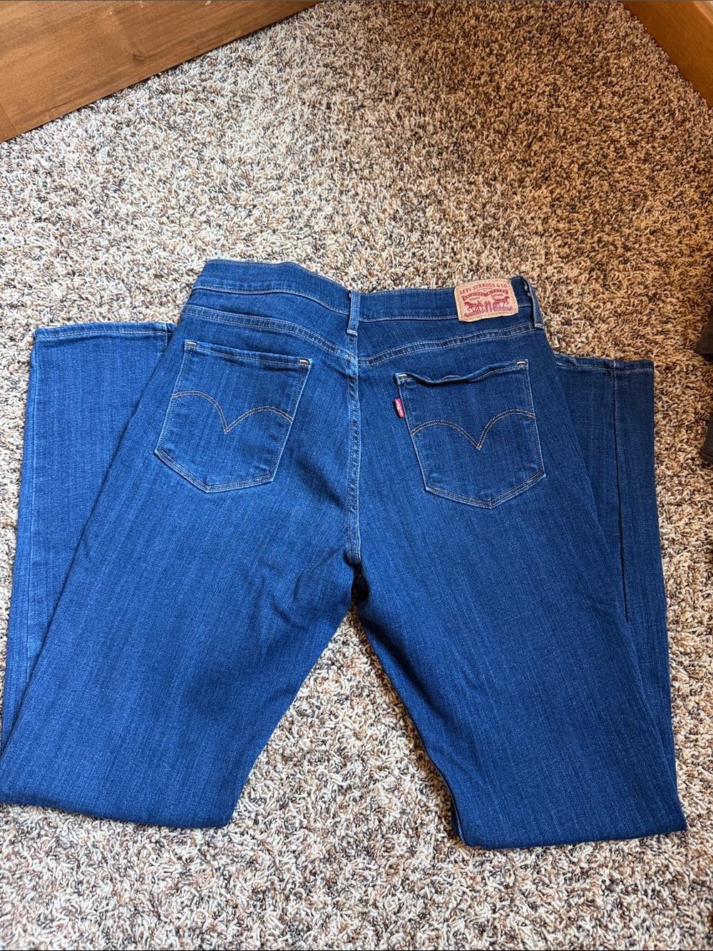 Levi's Blue Straight Leg Women's Jeans